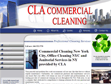 Tablet Screenshot of clacleaning.com